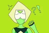 Faceless peridot