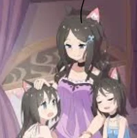 A catgirl family