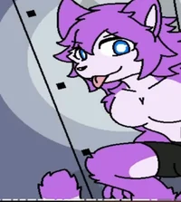 Purple Latex Furry