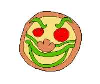 Pizza face