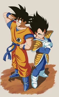 Vegeta And Goku 