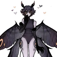 Demon moth girl