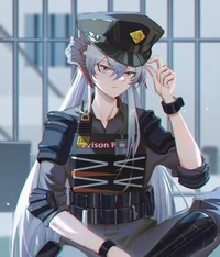 prison guard girl