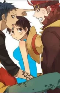 Law Kid and femLuffy