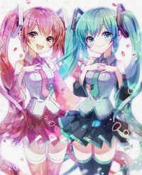 Miku y Sakura miku 