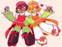 RaphaYMikey Cowmaids