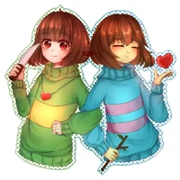 Chara and frisk