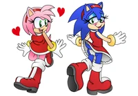 Amy Rose and Sonic B