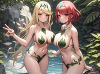 Mythra and Pyra