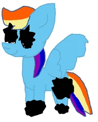Pibby rainbow dash