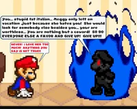 Mario  vs shadow Mar