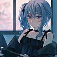 Cute girl on the bus