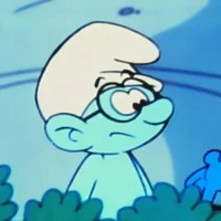 Empty Brainy Smurf