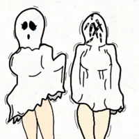 Tammy and Huta ghost