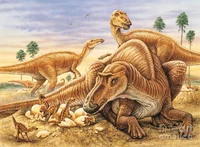 A Maiasaura family