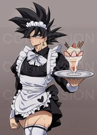 Maid Goku Black