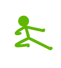 GREEN STICKMAN