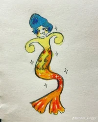 Wally-mermaid au