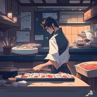 the sushichef Tetsuo