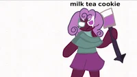 milk tea cookie