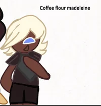 Coffee flour madelei