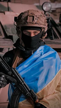 Ukrainian soldier  