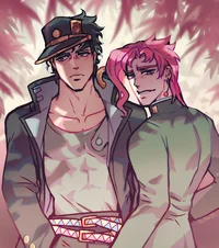 Jotaro and Kakyoin 