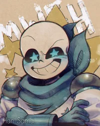 Blue sans