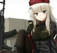 Anime military girl 