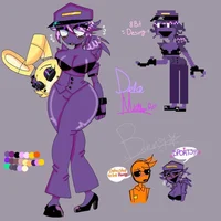 Girl Purple FNAF