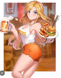 Hooters waitress