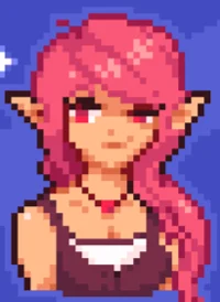 Videogame girl RPG