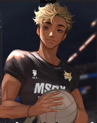 Cute volleyball BF