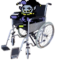 Jevil in Wheelchair