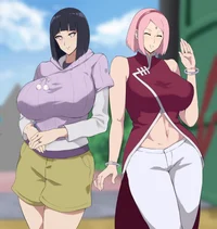 Hinata and Sakura