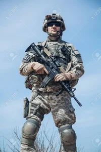 American paratrooper