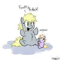Fluffy pony