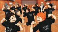 Karasuno training