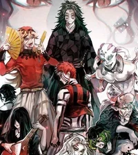 Upper moon and muzan