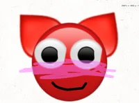 Heat toxic emoji cat
