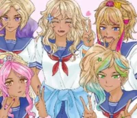 Group of mean egirls