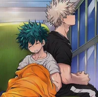 Bakugou and deku  