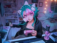 Yandere Gamer girl
