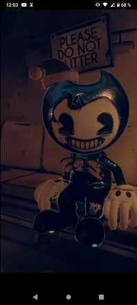 Cartoon bendy 