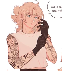 Tattoo artist Albedo