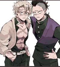 Sanemi y Genya x Tn