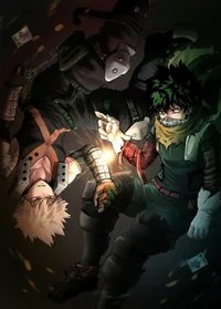 Bakugou and deku