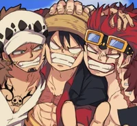 Kid law and luffy