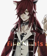 Anime Foxy from Fnaf