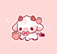 Strawberry cow